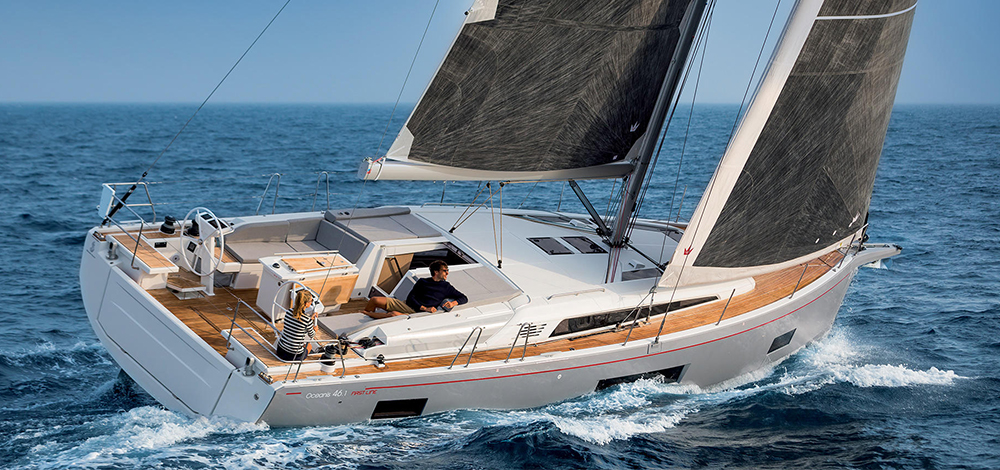 The brand new Beneteau Oceanis 46.1 added to our fleet for the 2020 season!