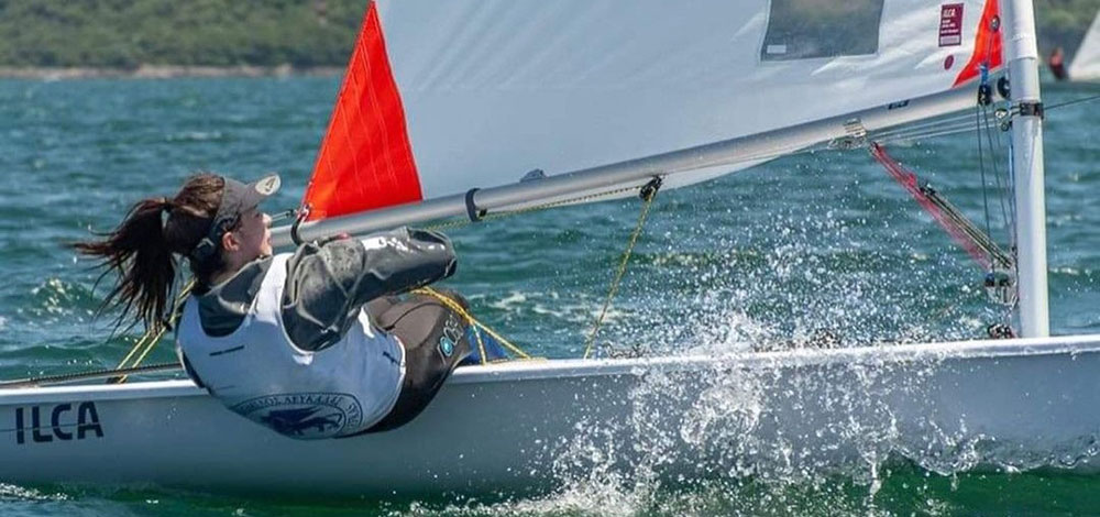 Proud Sponsors of Maria-Eleni Kaklamani in 2021 EurILCA 4.7 Youth European Championships & Open European Trophy in Travemünde, Germany