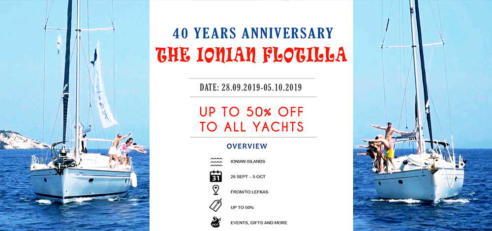 MG Yachts organizes “The Ionian Flotilla 2019”